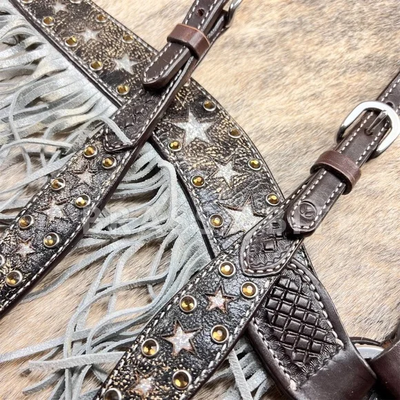 Circle Y Fringe & Bling Tack Set - Picture 4 of 5